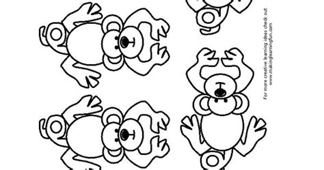 Five little monkeys nursery rhyme printables finger puppets. five little monkey's templates | Coloring pages ...