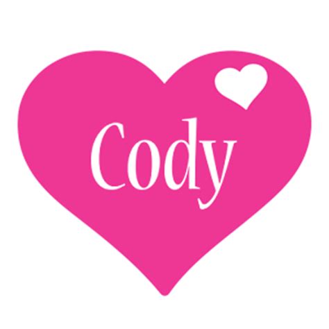 Cody Logo Name Logo Generator I Love Love Heart Boots Friday
