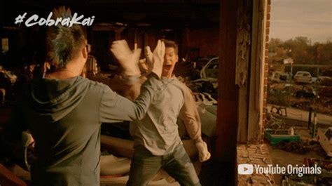 Discover and share the best gifs on tenor. Happy Miguel Diaz GIF by Cobra Kai - Find & Share on GIPHY