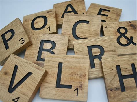 Large Wooden Scrabble Letters You Pick The Letters Etsy Uk