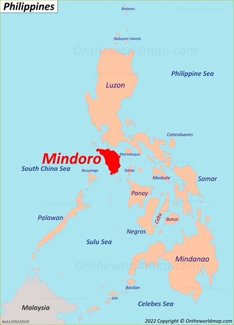 Mindoro Island Map Philippines Detailed Maps Of Mindoro Island The