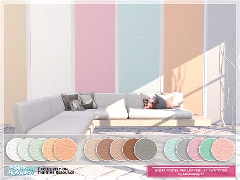 Moniamay72 — The Sims 4 Cc Insta Pastel Wallpapers 15