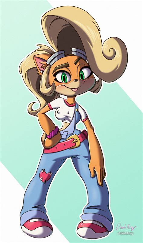 Coco Bandicoot By Dazzlekong On Deviantart Female Cartoon Characters Sonic Fan Characters