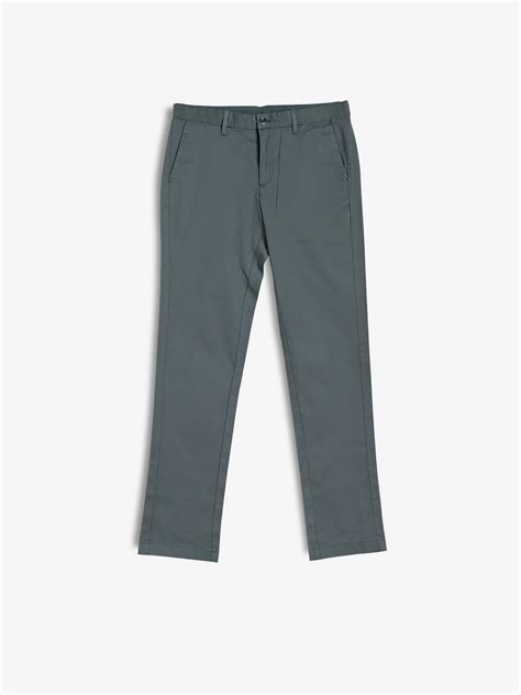 Indian Terrain stone blue brooklyn fit trouser-G3-MCT0879 | United...