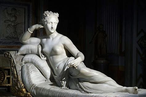 Antonio Canova nın heykelinin analizi Venüs Victrix Olarak Paolina