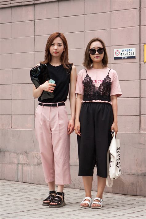 Twinning Couples Street Style At Seoul Fashion Week 2015 Vogue