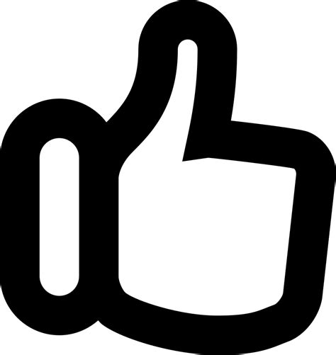 Thumbs Up Svg Png Icon Free Download 84876 Onlinewebfontscom