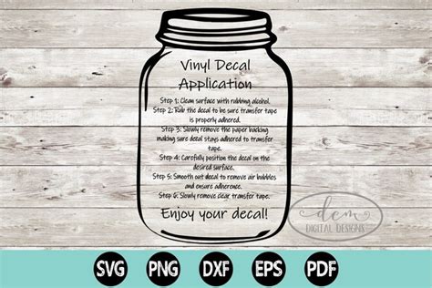 Decal Application Instructions Printable