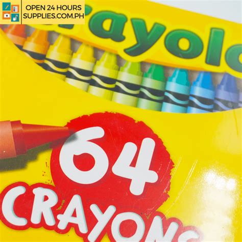 Crayons Crayola With Sharpener 64 Colors Code 52 0064 Supplies 247