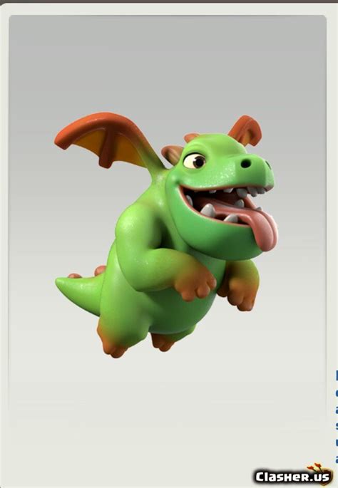 Baby Dragon V1 Clash Of Clans Wallpapers