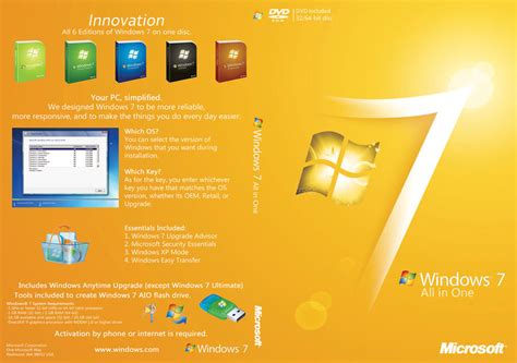 Windows 7 Aio Dvd Cover Slim By Digydigggers On Deviantart