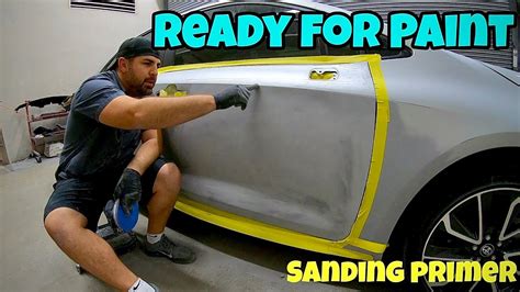 Car Painting Beginners Guide To Getting Primer Ready For Paint Youtube