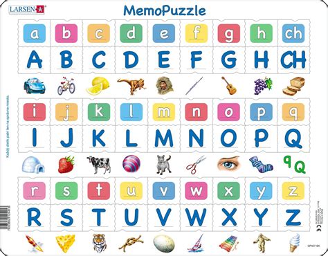 GP427 - MemoPuzzle: The Alphabet with 27 Upper and Lower Case Letters :: Reading :: Puzzles ...