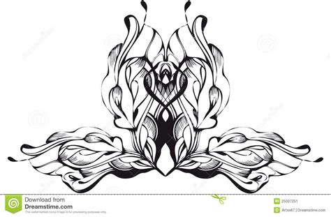 Abstract Graphic Design In Black And White Stock Vector