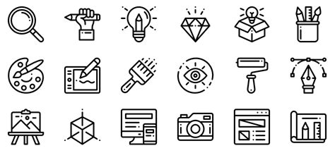 50 Graphic Design Icons Vector Free Download
