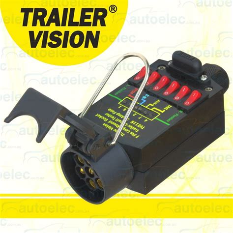 Not all trailers/vehicles are wired to this standard. 7 PIN TRAILER SOCKET PLUG TESTER 12 VOLT 12V 24V 24 LIGHT CIRCUITS TV2118