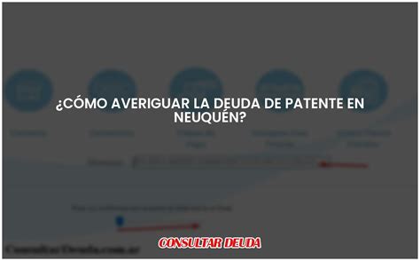 C Mo Averiguar La Deuda De Patente En Neuqu N Actualizado