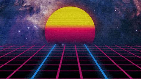 Sunset Mars Anime Backgrounds Wallpapers Retro Waves