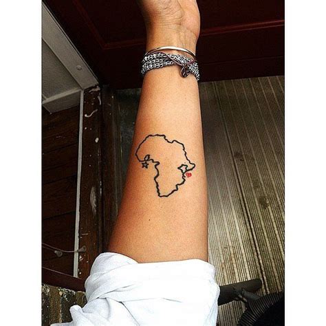 Africa Map Tattoo Ideas Bestwallpaperforcomputerscreen