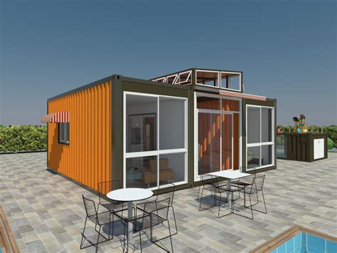 China Feet Luxury Prefabricated Modular Shipping Container House