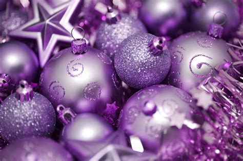 Aesthetic Christmas Purple Wallpapers Wallpaper Cave
