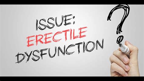 Causes Symptoms And Treatment For Erectile Dysfunction Ed Youtube