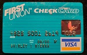 The western union ® netspend ® prepaid mastercard ® gives you all the great features and benefits of a prepaid debit card with the power to send and receive western union ® money transfers 1 from wherever you are. First Union Check Card Visa Credit Card exp 2000♡free ship♡cc1386♡ | eBay