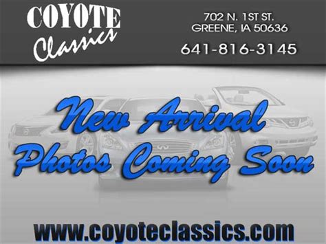 Used Cars For Sale Greene Ia 50636 Coyote Classics