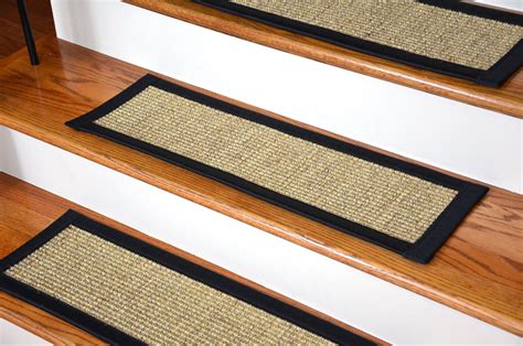 Dean Attachable Non Skid Sisal Stair Treads Set Of 13