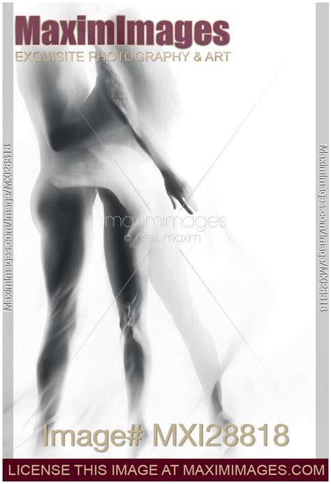 Photo Of Sensual Nude Couple Kissing In White Mist Of A Veil Stock Image Mxi