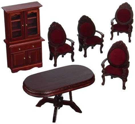 Melissa And Doug Victorian Dollhouse Furniture Dining Room 6 Piece