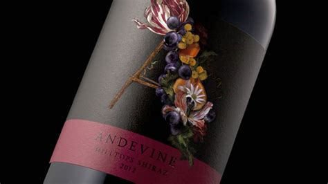 Andevine Dieline Design Branding And Packaging Inspiration