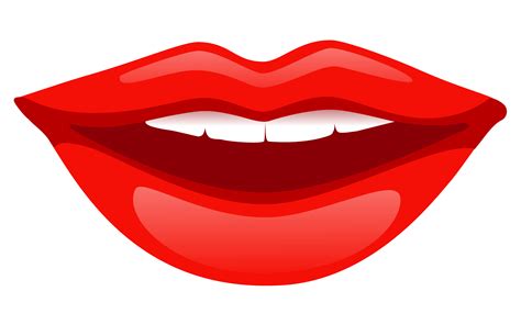 Download Transparent Red Mouth Png Clipart Image Lip Biting Cartoon