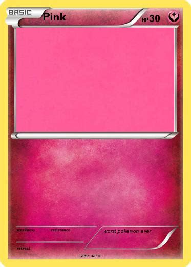 Pokémon Pink 1625 1625 My Pokemon Card