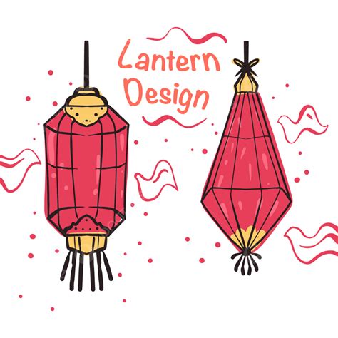 Hand Drawn Style Vector Hd Png Images Traditional Lantern Vector Hand