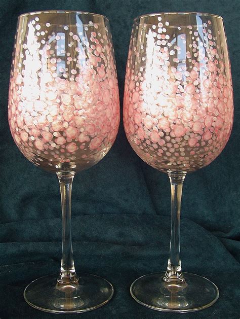 Hand Painted Wine Glasses Hand Painted Wine Glasses Painted Wine Glasses Wine Glass Crafts