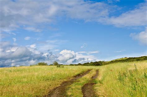 Field Road In Autumn Stock Photo Image Of Nature Wheat 79531214