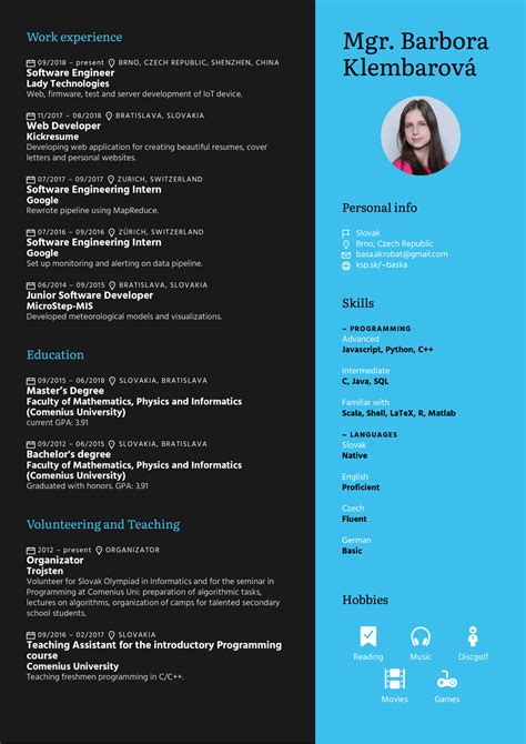 Software engineers are responsible for designing and implementing software systems. Software Engineer Resume Example | Kickresume