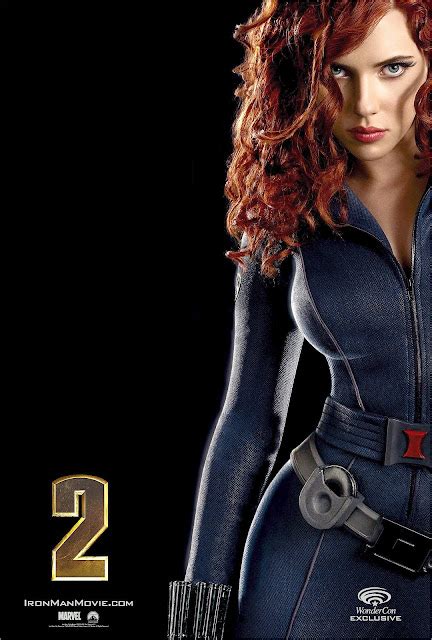 Iron Man 2 Scarlett Johansson As Black Widow Poster