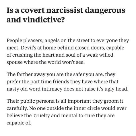 Is A Covert Narcissist Dangerous And Vindictive Healing Quotes Healing Quote Vindictive