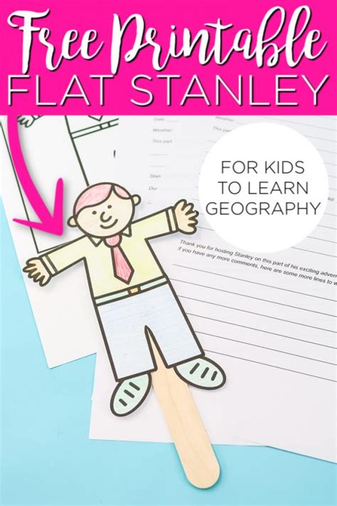 Printable Flat Stanley For Summer Geography Fun Angie Holden The
