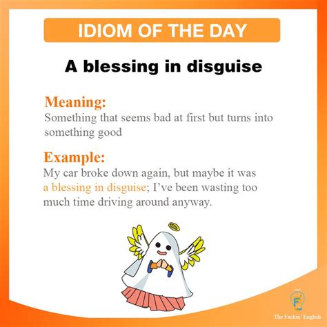 A Blessing In Disguise Disguise Meaning Idioms A Blessing