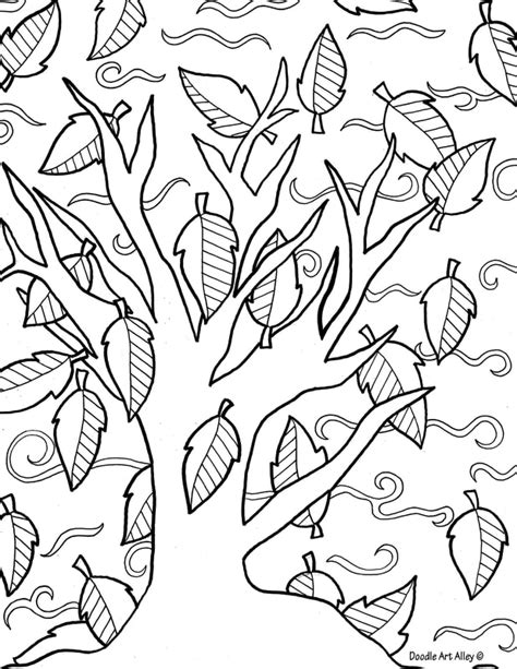 These fall coloring pages are a great way to help your child celebrate the fall. Free Coloring Pages - DOODLE ART ALLEY
