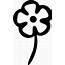 Clip Art Flower Black And White  Clipart Panda Free Images