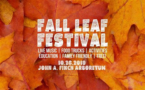 Fall Leaf Festival Returns To Finch Arboretum City Of Spokane Washington
