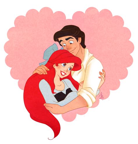 The Littler Mermaid Ariel And Eric By Coffeejelly On Deviantart