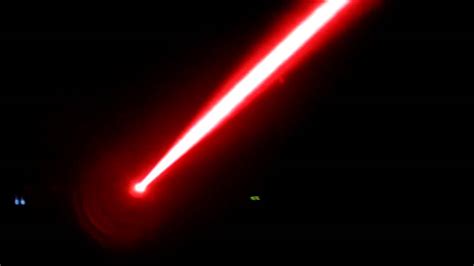 49mw Sanyo 635nm Laser Beam With Fog Youtube