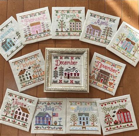 Country Cottage Needlework Monthly Houses I Like How They Finished