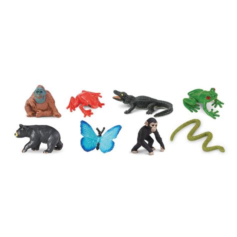 Rainforest Fun Pack Mini Good Luck Figures Safari Ltd Radar Toys