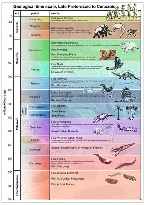 Geology Periods Geological Time Scale Earth Science Experiments